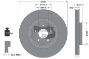 BDS2268 Brzdový kotouč BENDIX Braking