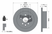 BDS2274 Brzdový kotouč BENDIX Braking