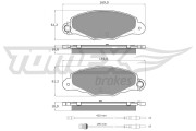 TX 13-37 Brzdové destičky TOMEX Brakes