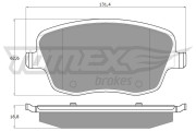 TX 13-59 Brzdové destičky TOMEX Brakes