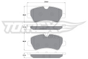 TX 16-96 Brzdové destičky TOMEX Brakes