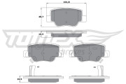 TX 17-58 Brzdové destičky TOMEX Brakes