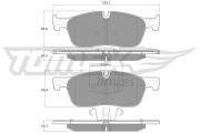 TX 18-15 Brzdové destičky TOMEX Brakes