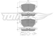 TX 18-36 Brzdové destičky TOMEX Brakes