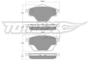 TX 18-37 Brzdové destičky TOMEX Brakes