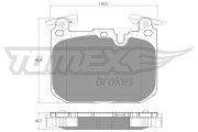 TX 18-48 Brzdové destičky TOMEX Brakes