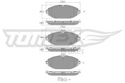 TX 18-53 Brzdové destičky TOMEX Brakes