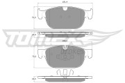 TX 18-57 Sada brzdových destiček, kotoučová brzda TOMEX Brakes