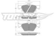 TX 18-71 Sada brzdových destiček, kotoučová brzda TOMEX Brakes