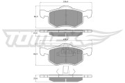 TX 18-93 Sada brzdových destiček, kotoučová brzda TOMEX Brakes