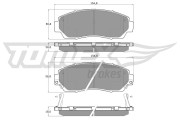 TX 19-33 Sada brzdových destiček, kotoučová brzda TOMEX Brakes