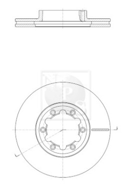 N330N98 Brzdový kotouč NPS