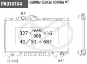 T156A30 Chladič, chlazení motoru NPS