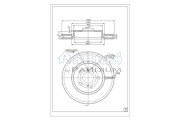 T604-03 Brzdový kotouč ASHUKI by Palidium