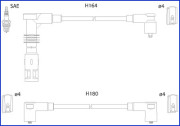 134700 Sada kabelů pro zapalování Hueco HITACHI