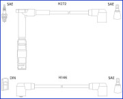 134777 Sada kabelů pro zapalování Hueco HITACHI