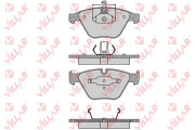 626.1193 Sada brzdových destiček, kotoučová brzda VILLAR
