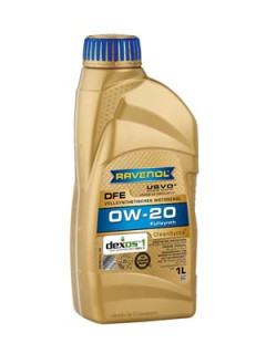 1111109-001-01-999 RAVENOL motorový olej DFE SAE 0W-20 - 1 litr | 1111109-001-01-999 RAVENOL
