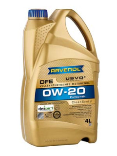 1111109-004-01-999 RAVENOL motorový olej DFE SAE 0W-20 - 4 litry | 1111109-004-01-999 RAVENOL
