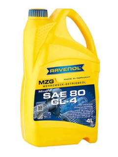 1223101-004-01-999 RAVENOL převodový olej MZG SAE 80 GL-4 - 4 litry | 1223101-004-01-999 RAVENOL