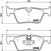 8DB 355 019-971 Sada brzdových destiček, kotoučová brzda HELLA PAGID