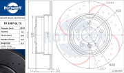 RT 1487-GL T5 Brzdový kotouč GRAPHITE DRILLED & SLOTTED PLUS ROTINGER