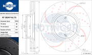 RT 20247-GL T5 Brzdový kotouč GRAPHITE DRILLED & SLOTTED PLUS ROTINGER