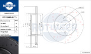 RT 20348-GL T3 Brzdový kotouč ROTINGER