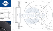 RT 20839-GL Brzdový kotouč ROTINGER