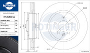 RT 21393-GL Brzdový kotouč ROTINGER