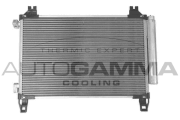 107096 Kondenzátor, klimatizace AUTOGAMMA