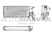 303348 Výměník tepla, vnitřní vytápění AUTOGAMMA