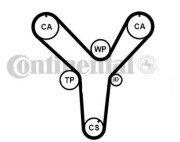 CT1086 ozubený řemen CONTINENTAL CTAM BR