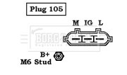 BBA3055 generátor BORG & BECK