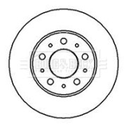 BBD4023 Brzdový kotouč BORG & BECK