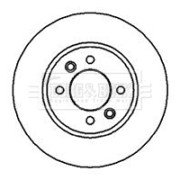 BBD4049 Brzdový kotouč BORG & BECK