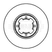 BBD4063 Brzdový kotouč BORG & BECK