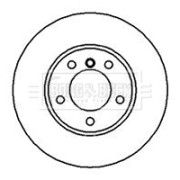 BBD4067 Brzdový kotouč BORG & BECK