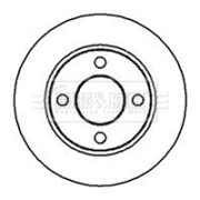BBD4134 Brzdový kotouč BORG & BECK