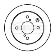 BBD4202 Brzdový kotouč BORG & BECK