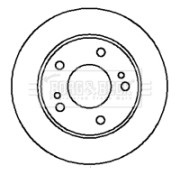 BBD4203 Brzdový kotouč BORG & BECK