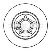 BBD4213 Brzdový kotouč BORG & BECK