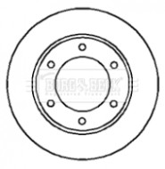 BBD4217 Brzdový kotouč BORG & BECK