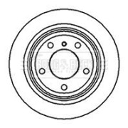 BBD4218 Brzdový kotouč BORG & BECK