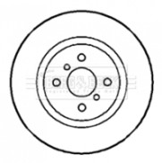 BBD4262 Brzdový kotouč BORG & BECK