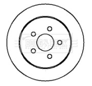BBD4265 Brzdový kotouč BORG & BECK
