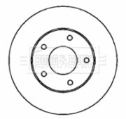 BBD4327 Brzdový kotouč BORG & BECK