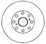 BBD4340 Brzdový kotouč BORG & BECK
