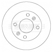BBD4342 Brzdový kotouč BORG & BECK