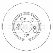 BBD4425 Brzdový kotouč BORG & BECK